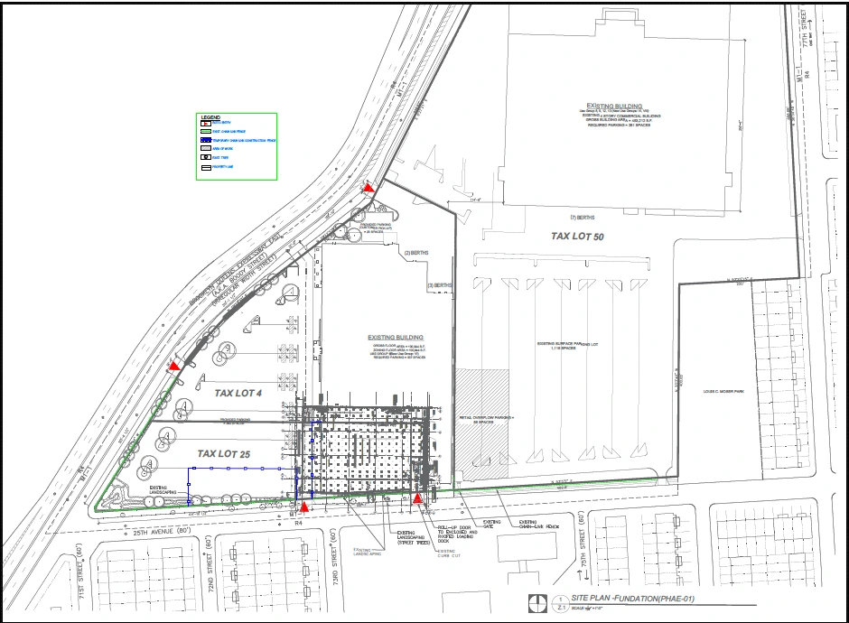 Site safety logistic plan
