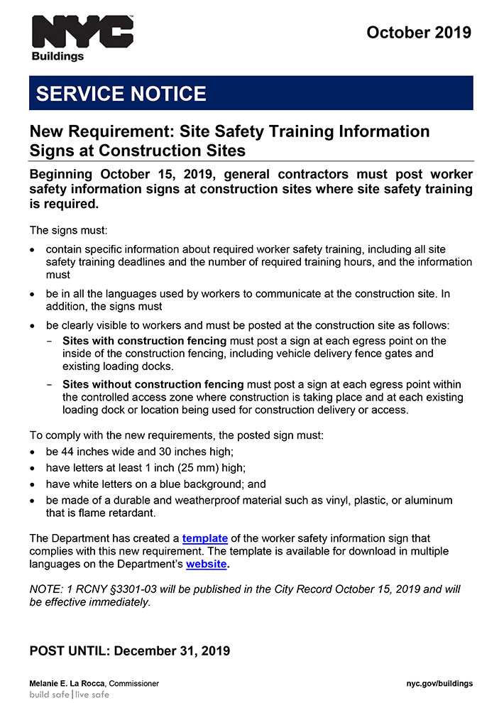 Site Safety Orientation log
